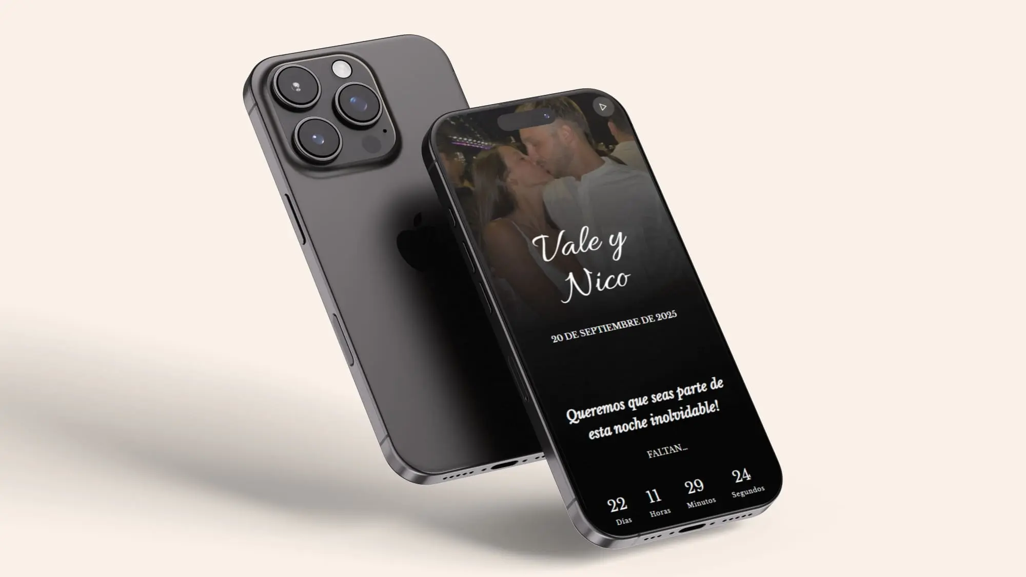 Tarjeta Digital de casamiento