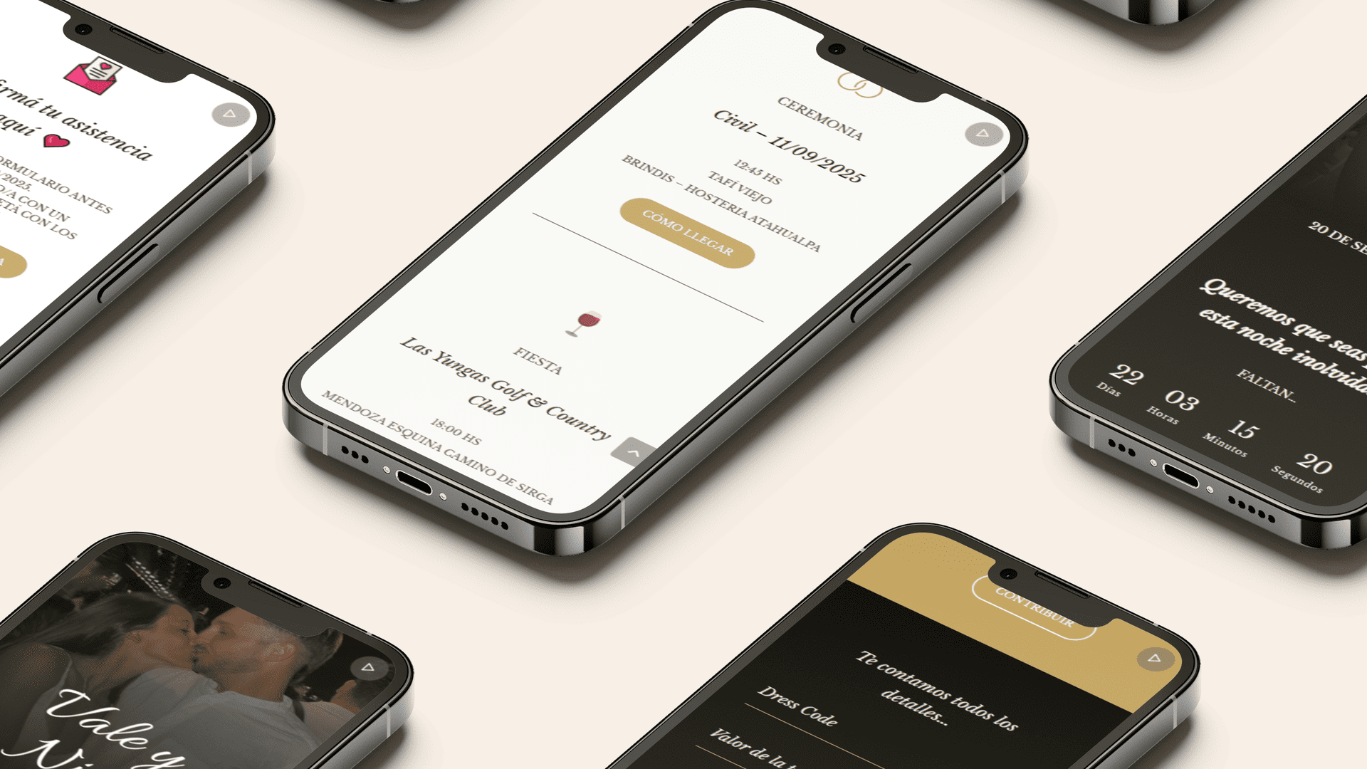 Tarjeta digital - casamiento